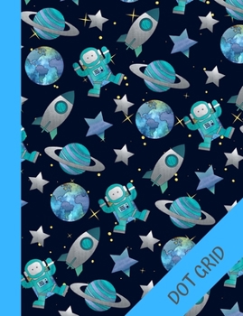starship: Cute Dot Grid Composition Notebook, Dotted Paper Journal, Graphing Pad, Trendy Planner for, Perfect Design Book for Kids, Teens and Students, Colorful and Sweet Cover