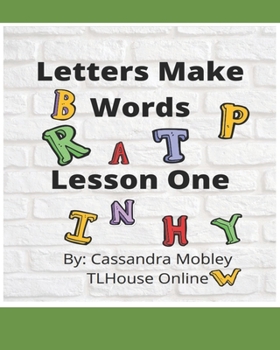 Paperback Letters Make Words Lesson One: Letter Names and Sounds Book