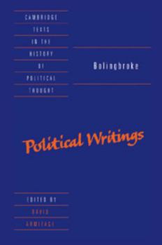 Hardcover Bolingbroke: Political Writings Book