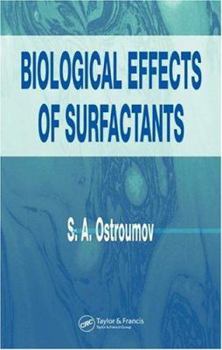 Hardcover Biological Effects of Surfactants Book