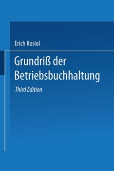 Paperback Grundriß der Betriebsbuchhaltung [German] Book