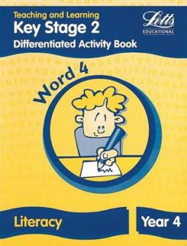 Paperback Ks2 Literacy Differentiated Word Level Year 4 Book
