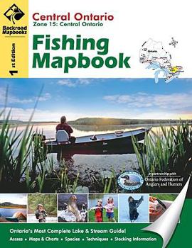 Spiral-bound Central Ontario Fishing Mapbook Book