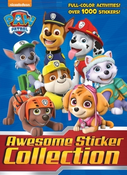 Paperback Paw Patrol Awesome Sticker Collection (Paw Patrol) Book