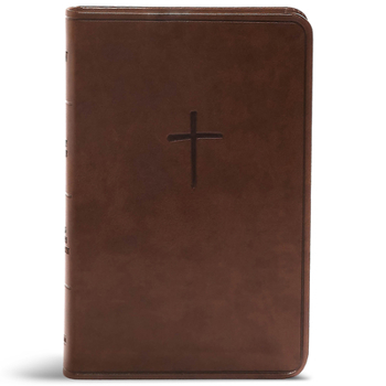 Imitation Leather CSB Compact Bible, Value Edition, Brown Leathertouch Book