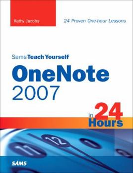 Paperback Sams Teach Yourself OneNote 2007 in 24 Hours Book