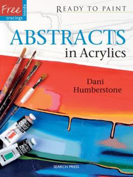 Paperback Abstracts in Acrylics [With Tracings] Book