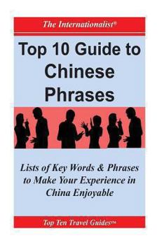 Paperback Top 10 Guide to Chinese Phrases Book