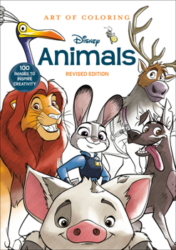 Paperback Art of Coloring: Disney Animals: 100 Images to Inspire Creativity Book