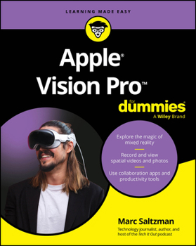 Paperback Apple Vision Pro for Dummies Book