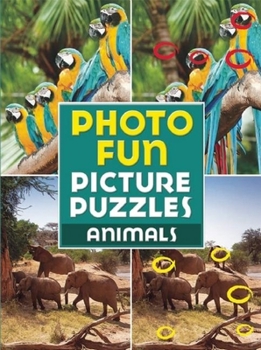 Paperback Photo Fun Picture Puzzles: Animals Book