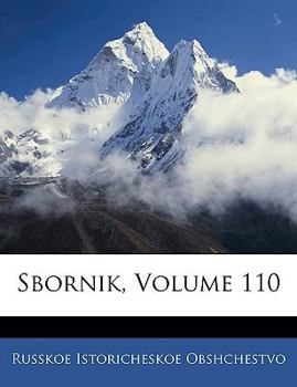 Paperback Sbornik, Volume 110 [Russian] Book