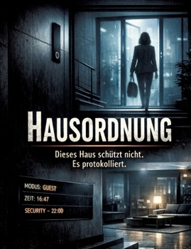 Hausordnung: Dieses Haus schützt nicht. Es protokolliert. (German Edition)