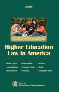 Paperback Higher Education Law in America 11th Edition Book