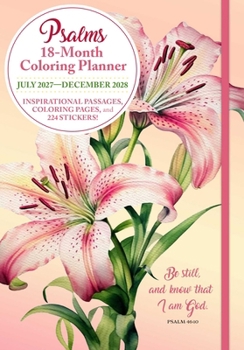 Psalms 18-Month Coloring Planner: July 2027-December 2028