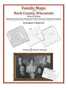 Paperback Family Maps of Rock County, Wisconsin Book