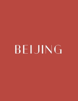 Paperback Beijing: A Decorative Book │ Perfect for Stacking on Coffee Tables & Bookshelves │ Customized Interior Design & Hom Book