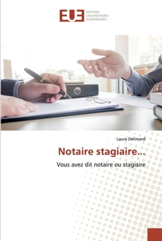 Paperback Notaire stagiaire... [French] Book