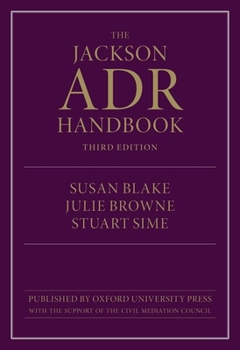 Paperback The Jackson Adr Handbook Book