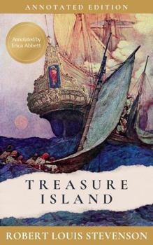 Paperback Treasure Island: Illustrated and Annotated Edition Book