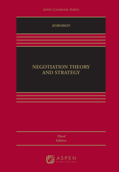 Hardcover Negotiation Theory and Strategy Book