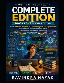 Paperback Coding Without Fear: Complete Edition: Books 1–3: From Confused Beginner to Confident Python and Agent Builder Book
