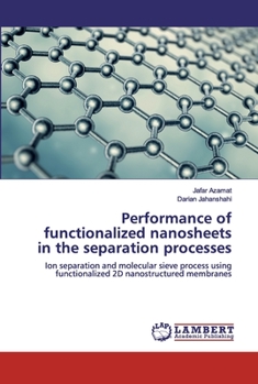 Paperback Performance of functionalized nanosheets in the separation processes Book