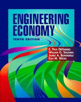 Hardcover Engineering Economy Book