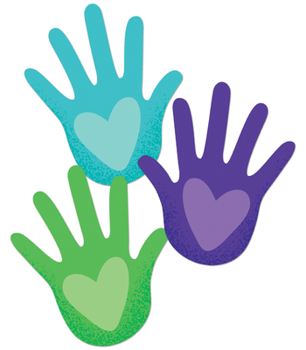 Misc. One World Hands with Hearts Cutouts Book