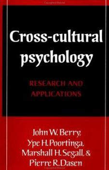 Paperback Cross-Cultural Psychology: Research and Applications Book