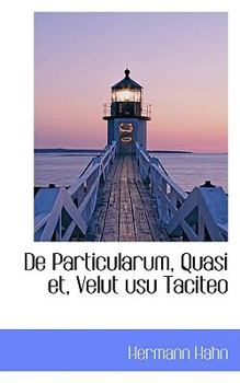 Paperback de Particularum, Quasi Et, Velut Usu Taciteo Book