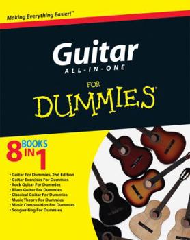 Paperback Guitar All-In-One for Dummies [With CD (Audio)] Book