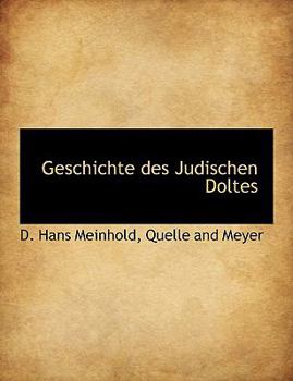 Paperback Geschichte Des Judischen Doltes [German] Book