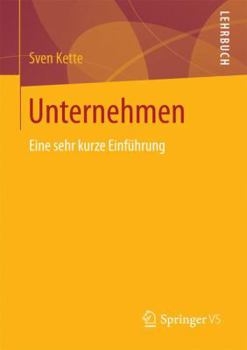Paperback Unternehmen: Eine Sehr Kurze Einführung [German] Book