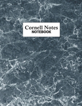 Cornell Notes Notebook: Efficient Note Taking System For College and University Students : Pale Green Marble