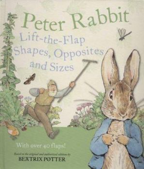 Hardcover Peter Rabbit Lift-the-flap Shapes, Opposites and Sizes Book