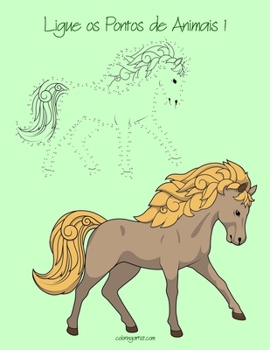 Paperback Ligue os Pontos de Animais para Crianças 1 [Portuguese] Book