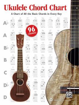 Paperback Ukulele Chord Chart: A Chart of All the Basic Chords in Every Key Book
