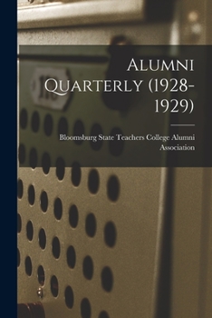 Paperback Alumni Quarterly (1928-1929) Book