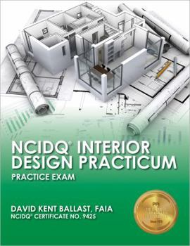 Paperback NCIDQ Interior Design Practicum: Practice Exam Book