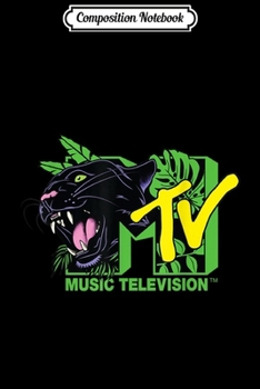 Paperback Composition Notebook: Panther MTV Green Logo Journal/Notebook Blank Lined Ruled 6x9 100 Pages Book