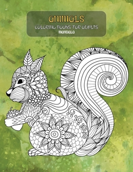 Paperback Mandala Coloring Books for Adults - Animals Book