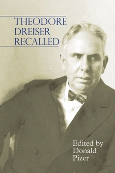 Paperback Theodore Dreiser Recalled Book