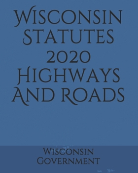 Paperback Wisconsin Statutes 2020 Highways And Roads Book