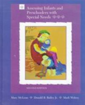 Hardcover Assessing Infants and Preschoolers with Special Needs Book