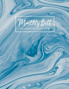 Paperback Monthly Bill Tracker Organizer Notebook: Simple Household Budget Finance Journal, Monthly Bill Payment Checklist and Due Date Organizer Plan for Your Book