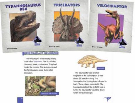 Library Binding Dinosaurs Set 1 Book