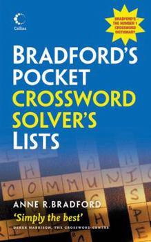 Paperback Collins Bradford's Pocket Crossword Solver's Lists Book