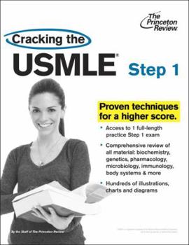 Paperback Cracking the USMLE Step 1, with 2 Practice Tests Book