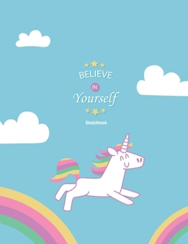 Cute Unicorn #15, Unicorn Sketch Book for Kids, Unicorn Journal Sketch book for Boys: 8.5" x 11", Large Size, Black & White interior, Notebook for ... Writing and Drawing (Kids drawing Book)